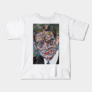 T. S. ELIOT - acrylic portrait Kids T-Shirt